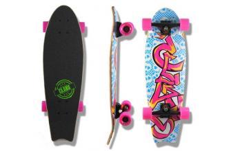 Clans Cruiser Skateboard Graffity 8.25 x 27.75 inch